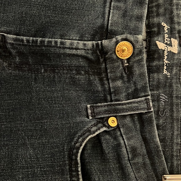 7 for All Mankind The Skinny Dark Wash Size 28 - Picture 12 of 12